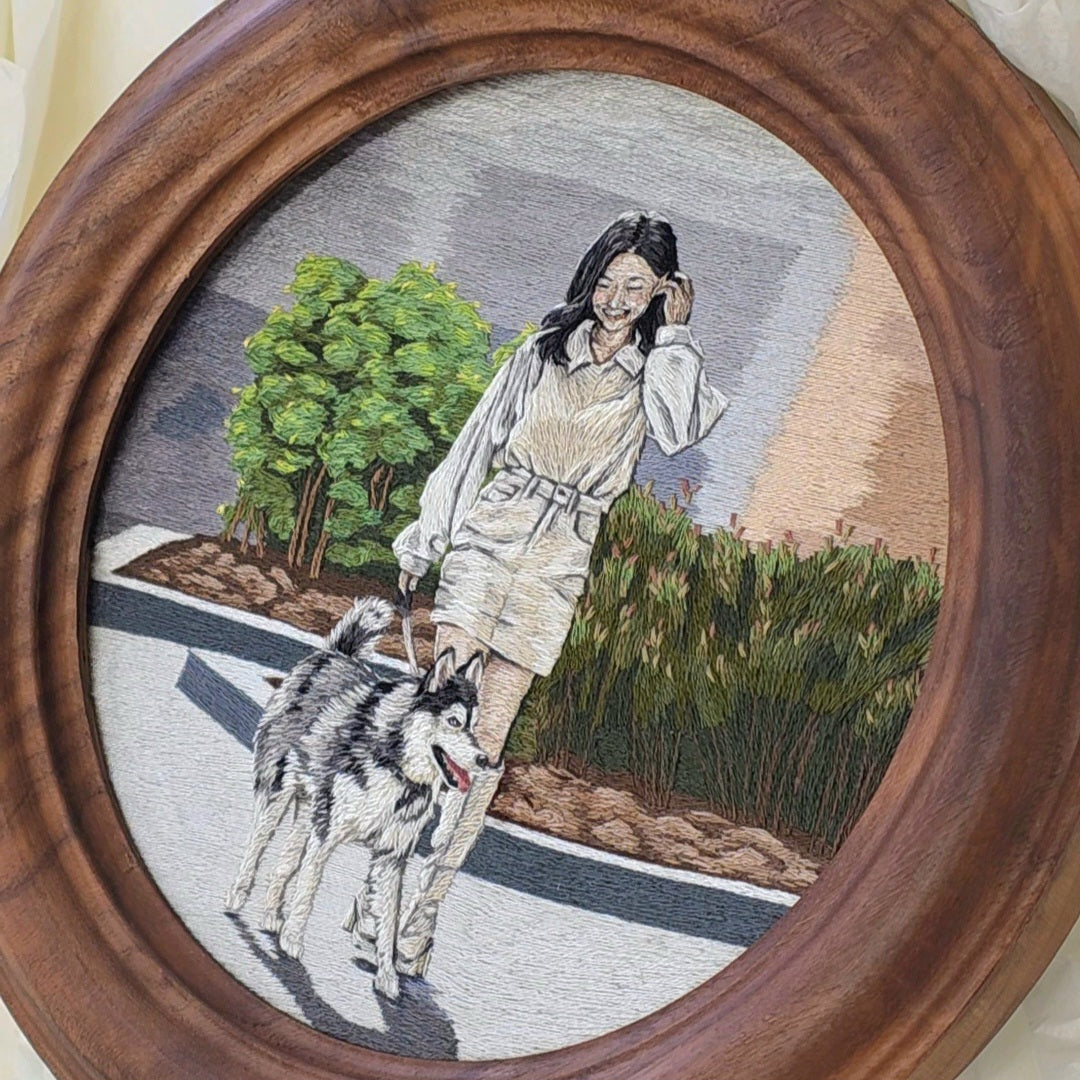 커스텀 펫 프랑스자수 액자  [NEW]